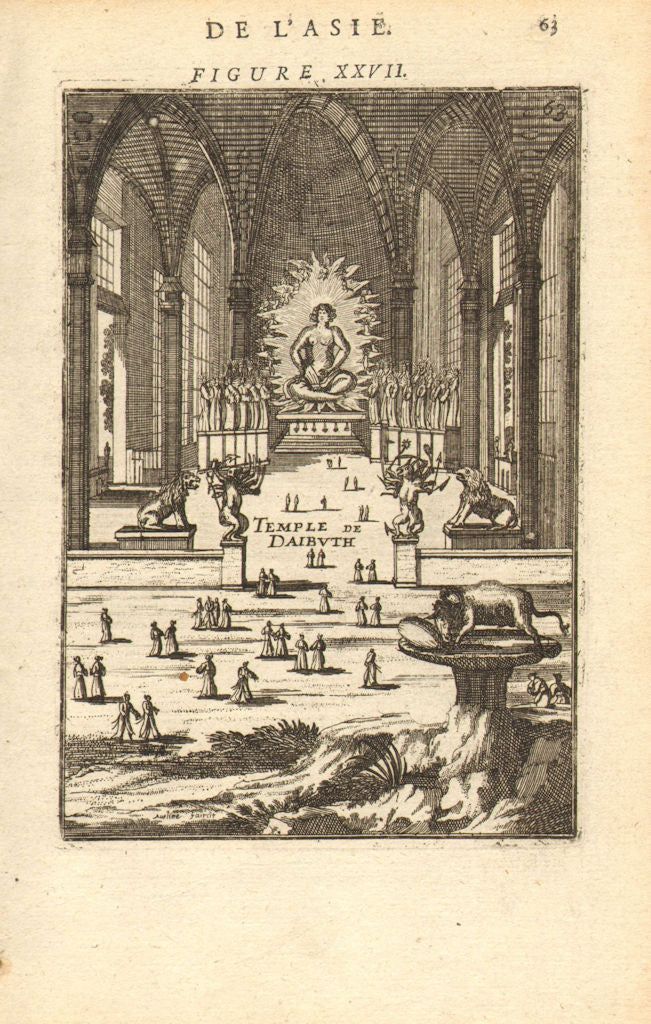 KYOTO. Temple de Daibuth (Daibutsu-Hoko-ji) 方広寺 京都市 Buddhism Japan. MALLET 1683